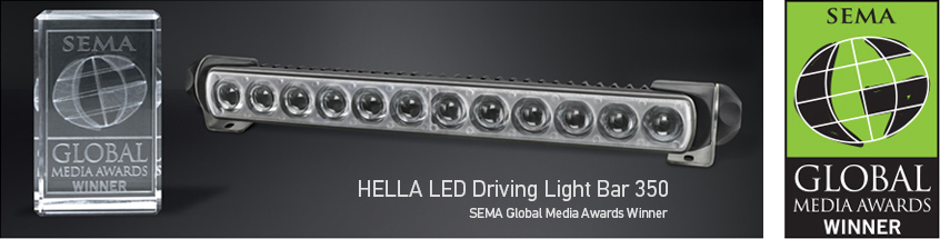 HELLA LED Driving Light Bar 350 - SEMA Global Media Awards Winner