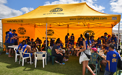 HELLA Tent at Round the Bays Ports of Auckland 2016