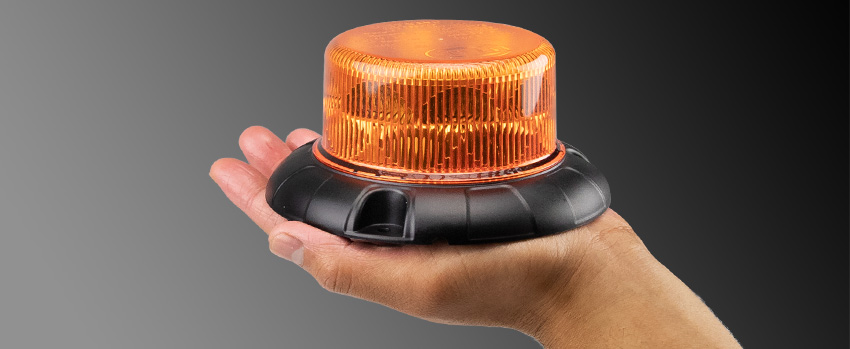 K-LED Nano beacon on hand