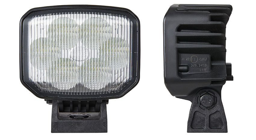 PB1000 Compact Reversing Lamp Front and Side Profile