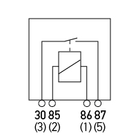 Normally Open Relay Diagram